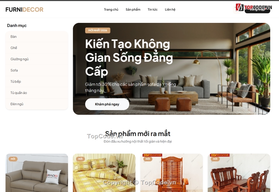 đồ án nội thất,dự án nội thất,website nội thất
